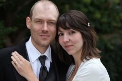 Hochzeitsfoto-Shooting mit Katja und Lincoln Cushman auf dem Gelaende der University of Western Ontario, London